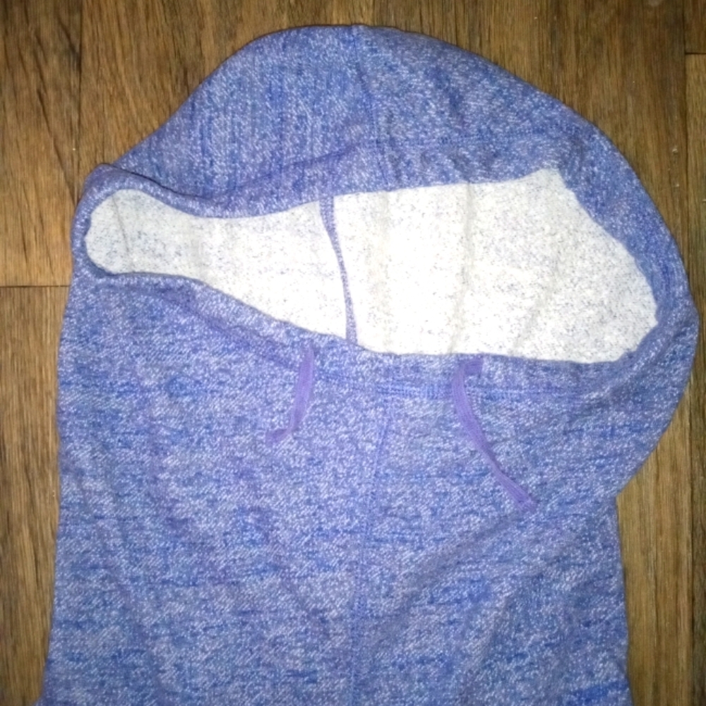 MOSSIMO SUPPLY CO Women's Hoodie Pullover XS Mock Neck Blue - Picture 2 of 3